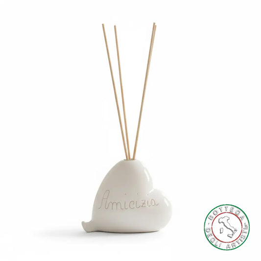 Bomboniera Profumatore Ceramica Personalizzata Graffito Emozioni Amicizia