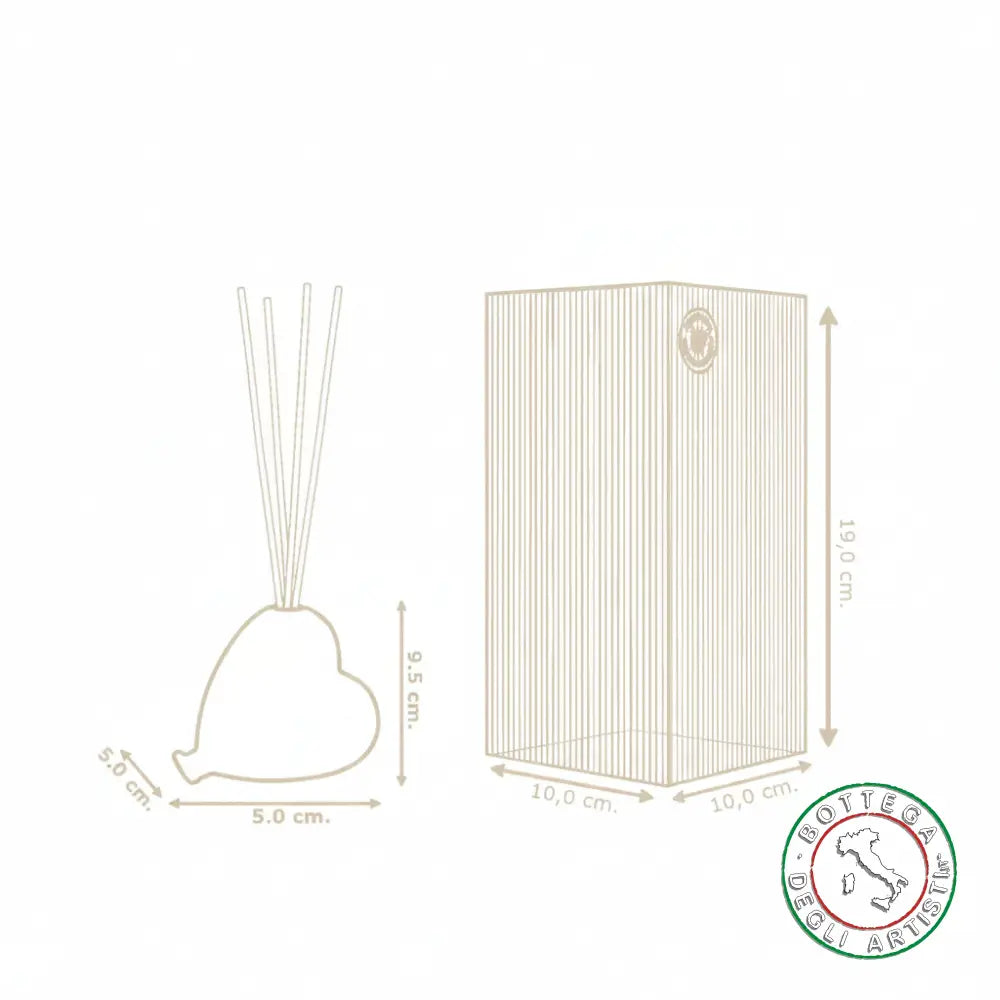 Bomboniera Profumatore Ceramica Personalizzata Graffito Emozioni Amore Bomboniere