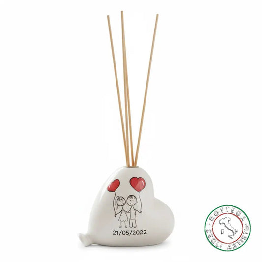 Bomboniera Profumatore Ceramica Personalizzata Pupazzi Bimbi
