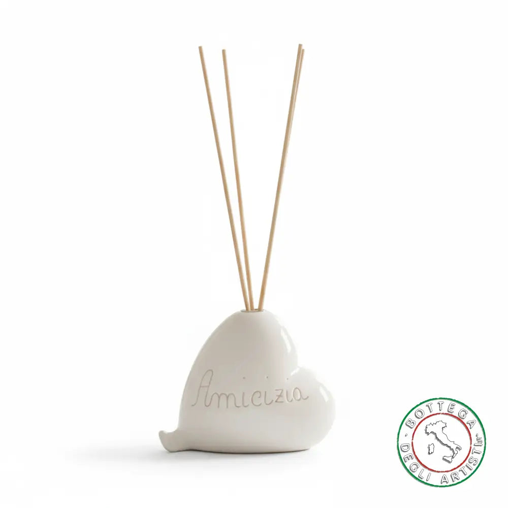 Bomboniera Profumatore Ceramica Personalizzata Graffito Emozioni Amicizia