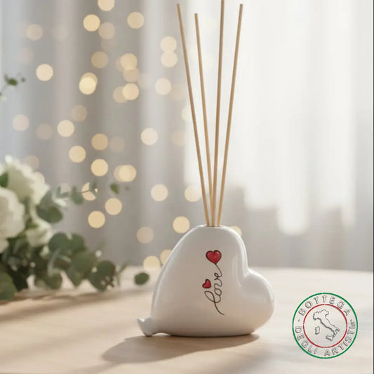 bomboniera profumatore ceramica personalizzata love