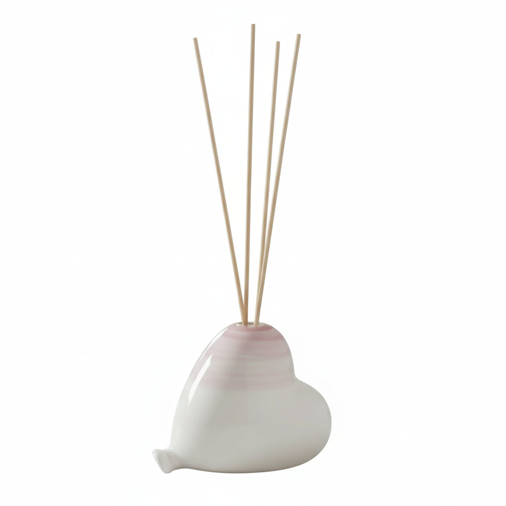 Bomboniera Profumatore Ceramica Personalizzata Pennellata Viola