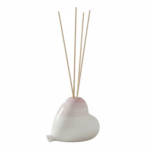 Bomboniera Profumatore Ceramica Personalizzata Pennellata Viola