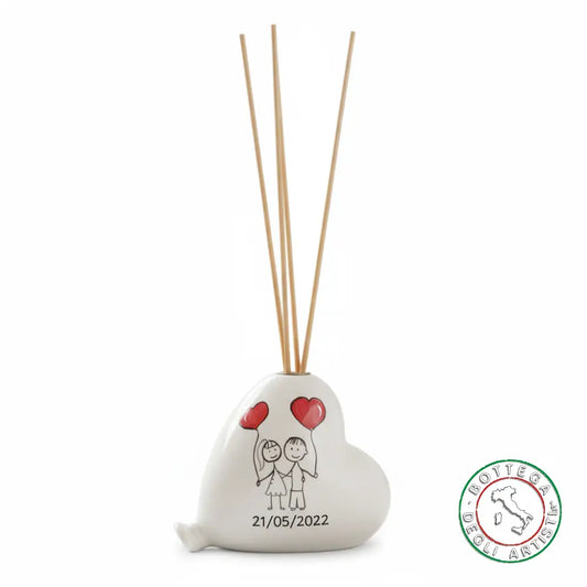 Bomboniera Profumatore Ceramica Personalizzata Pupazzi Bimbi