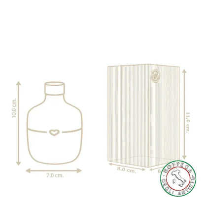 bomboniera ampolla oliera ceramica personalizzata graffiti emozioni sorrisi 100ml