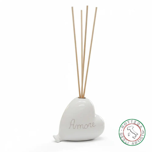 Bomboniera Profumatore Ceramica Personalizzata Graffito Emozioni Amore Bomboniere