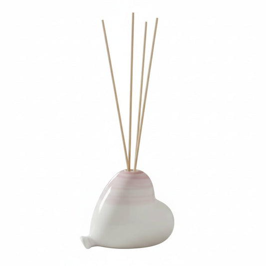 Personalized Ceramic Air Freshener Favor with Purple Brushstroke