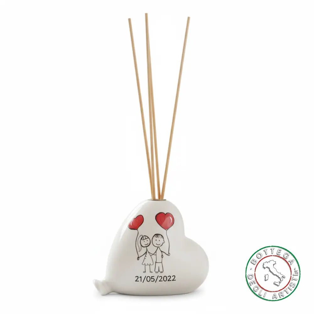 Bomboniera Profumatore Ceramica Personalizzata Pupazzi Bimbi
