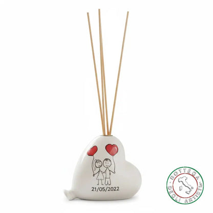 Bomboniera Profumatore Ceramica Personalizzata Pupazzi Bimbi
