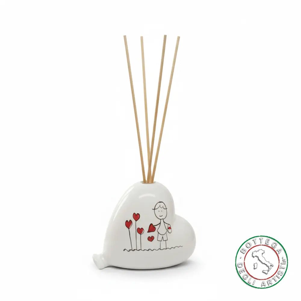 Bomboniera Profumatore Ceramica Personalizzata Pupazzi Bimbo